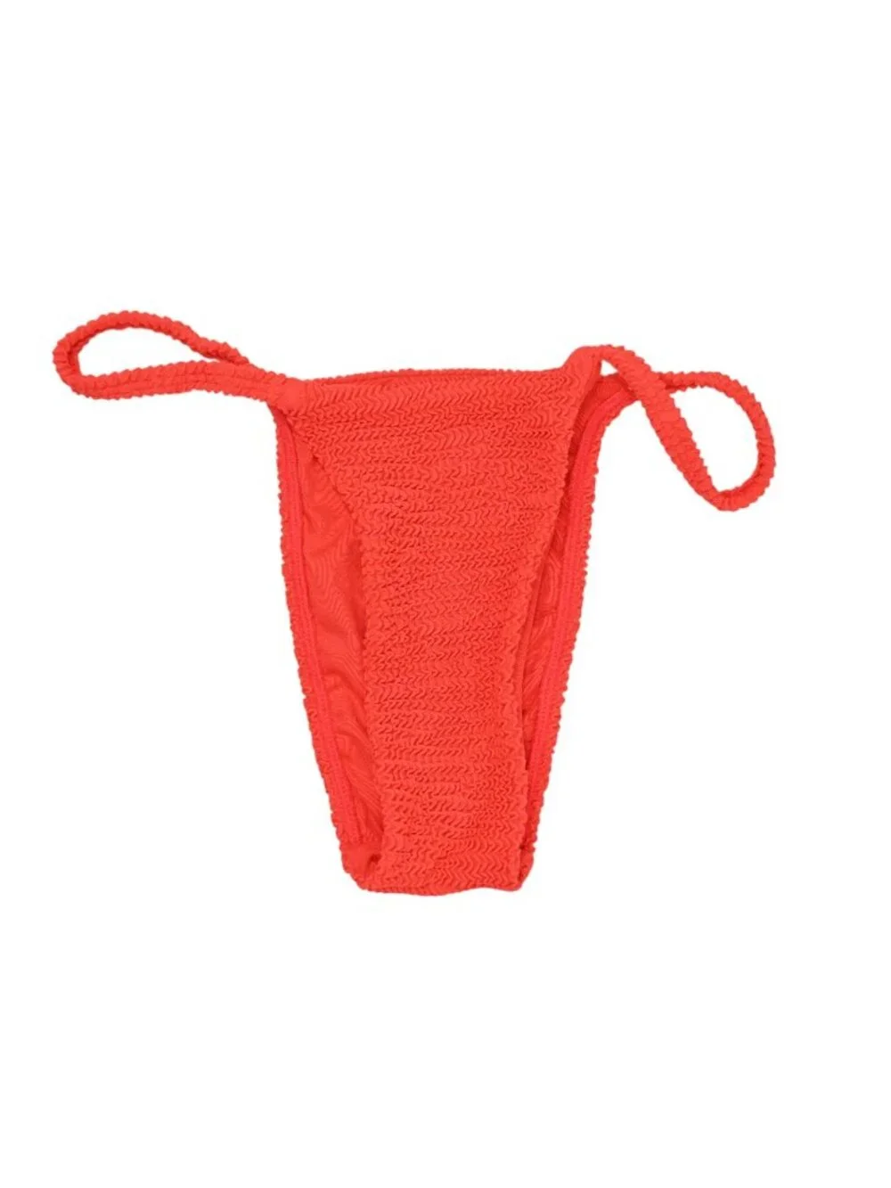 MONDAY Swimwear Barbados Bottom in Chili Pepper Crinkle